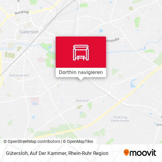 Gütersloh, Auf Der Kammer Karte