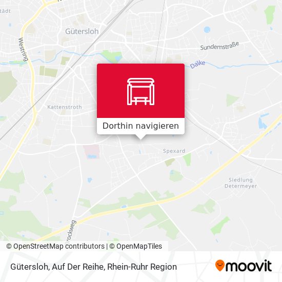 Gütersloh, Auf Der Reihe Karte