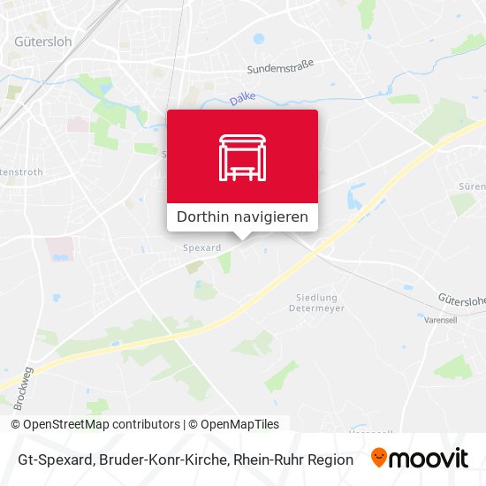 Gt-Spexard, Bruder-Konr-Kirche Karte
