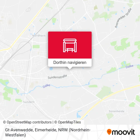 Gt-Avenwedde, Eimerheide Karte