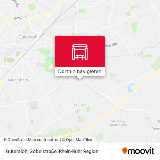 Gütersloh, Göbelstraße Karte