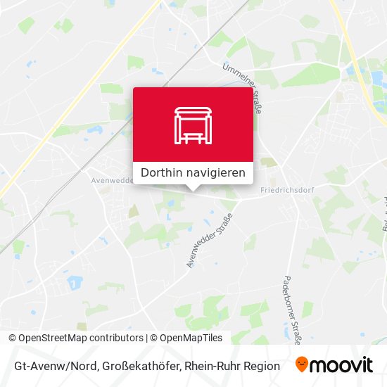Gt-Avenw/Nord, Großekathöfer Karte