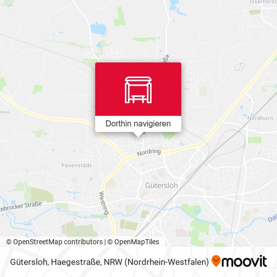 Gütersloh, Haegestraße Karte