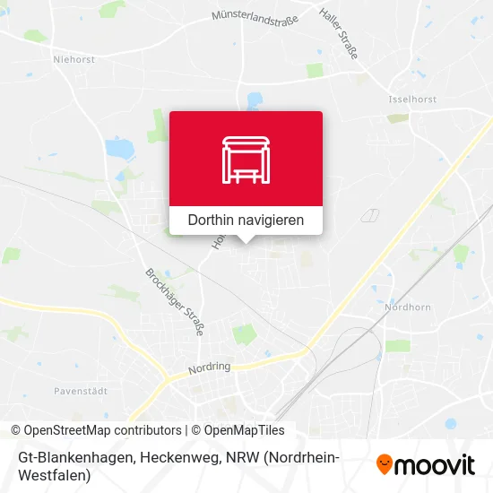 Gt-Blankenhagen, Heckenweg Karte