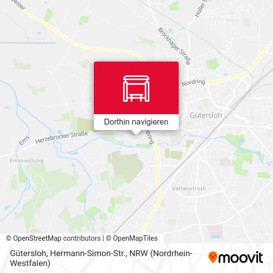 Gütersloh, Hermann-Simon-Str. Karte