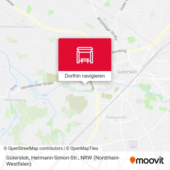 Gütersloh, Hermann-Simon-Str. Karte