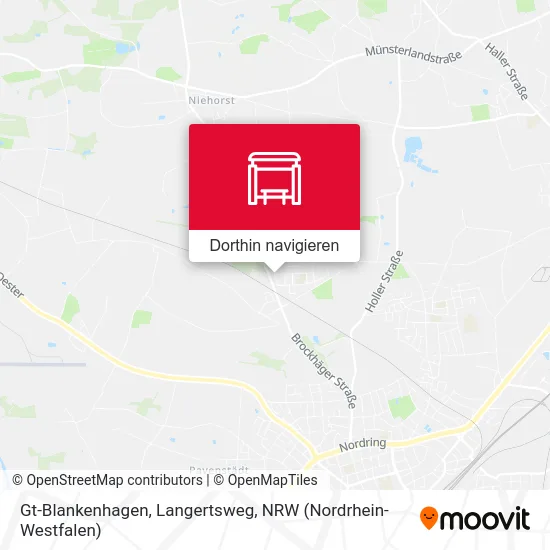 Gt-Blankenhagen, Langertsweg Karte