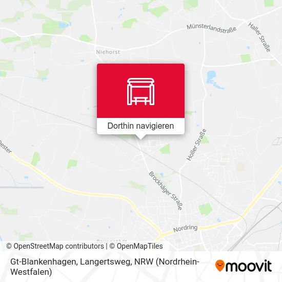 Gt-Blankenhagen, Langertsweg Karte