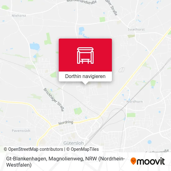 Gt-Blankenhagen, Magnolienweg Karte