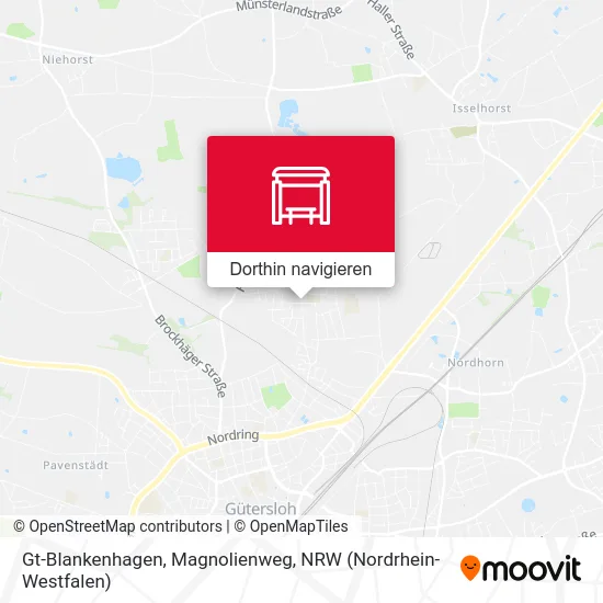 Gt-Blankenhagen, Magnolienweg Karte