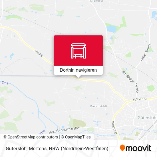 Gütersloh, Mertens Karte