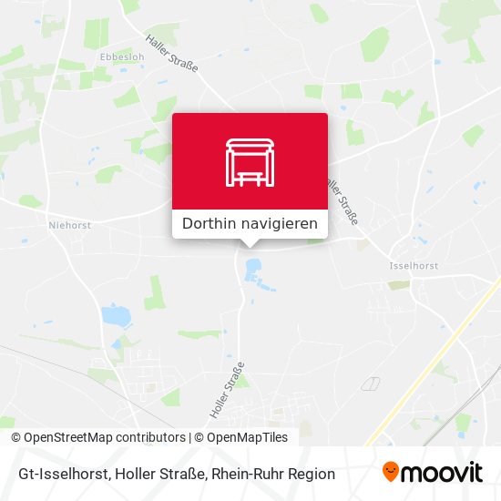 Gt-Isselhorst, Holler Straße Karte