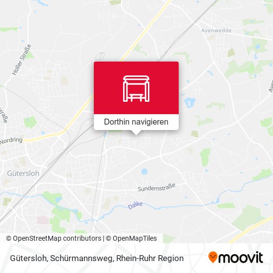 Gütersloh, Schürmannsweg Karte
