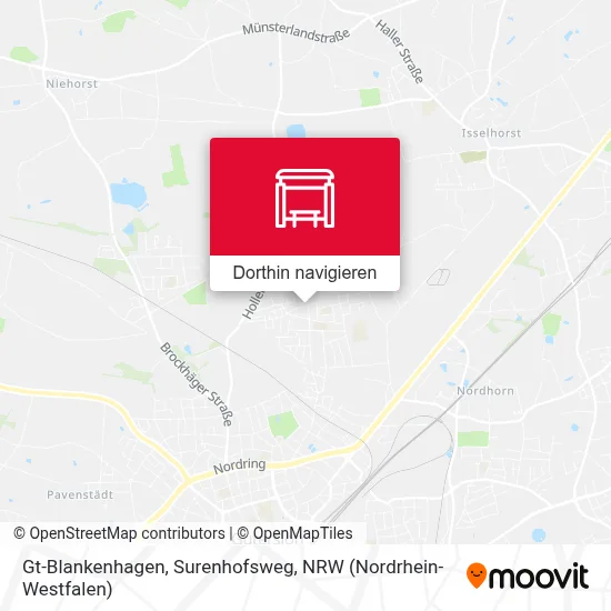 Gt-Blankenhagen, Surenhofsweg Karte