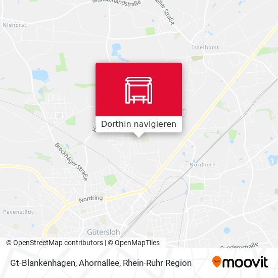 Gt-Blankenhagen, Ahornallee Karte