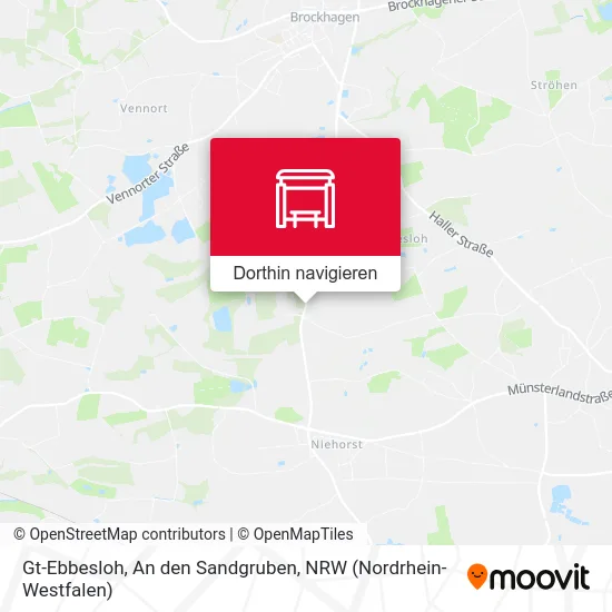 Gt-Ebbesloh, An den Sandgruben Karte