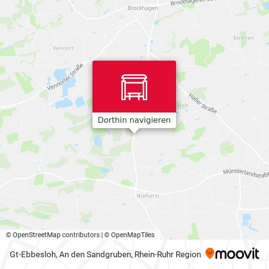 Gt-Ebbesloh, An den Sandgruben Karte