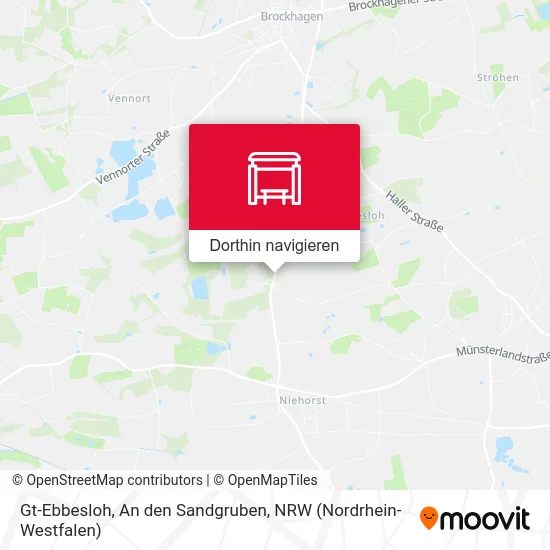 Gt-Ebbesloh, An den Sandgruben Karte