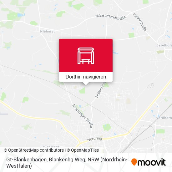 Gt-Blankenhagen, Blankenhg Weg Karte