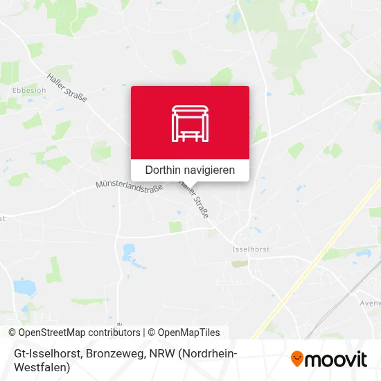 Gt-Isselhorst, Bronzeweg Karte