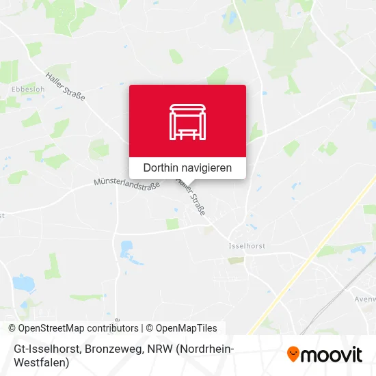 Gt-Isselhorst, Bronzeweg Karte