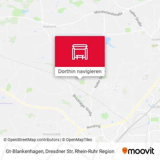 Gt-Blankenhagen, Dresdner Str Karte