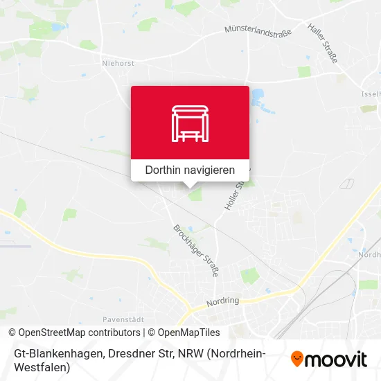 Gt-Blankenhagen, Dresdner Str Karte