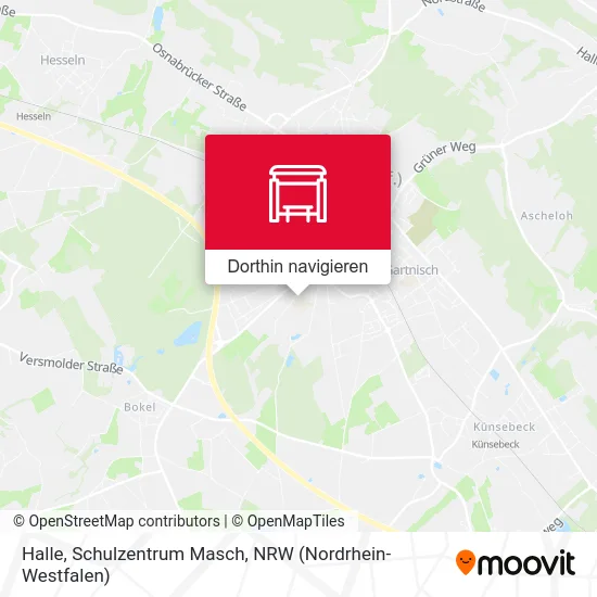 Halle, Schulzentrum Masch Karte