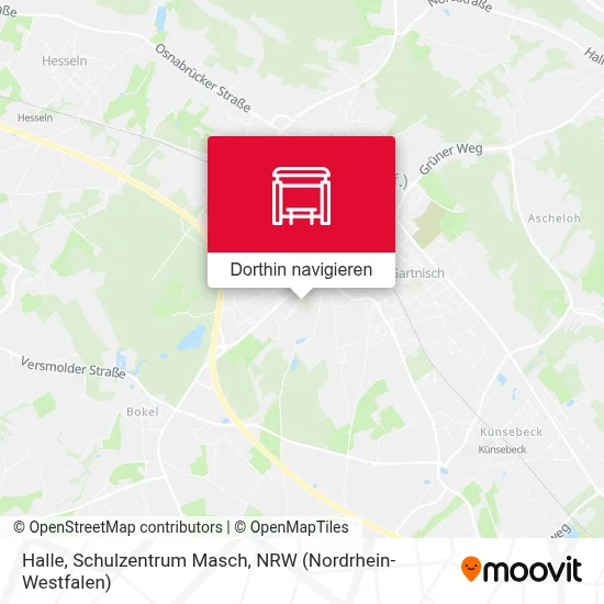 Halle, Schulzentrum Masch Karte