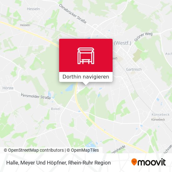 Halle, Meyer Und Höpfner Karte