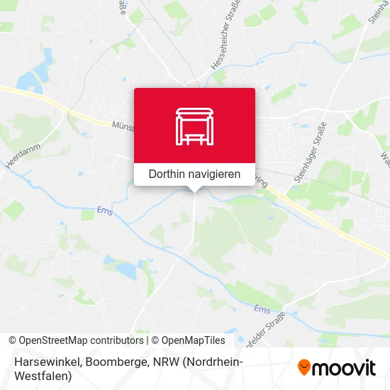 Harsewinkel, Boomberge Karte