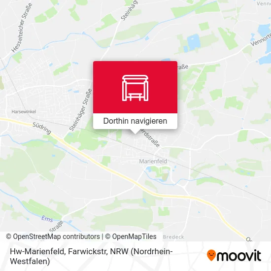 Hw-Marienfeld, Farwickstr Karte