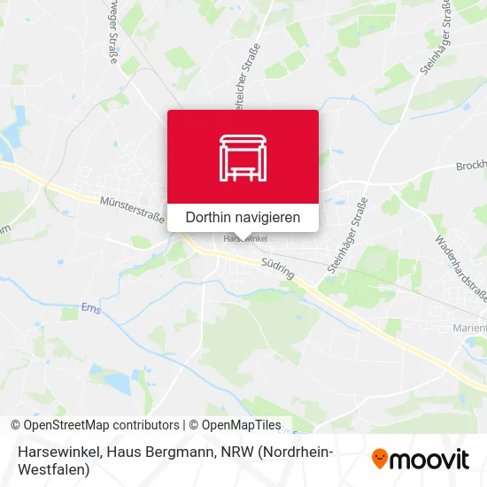 Harsewinkel, Haus Bergmann Karte