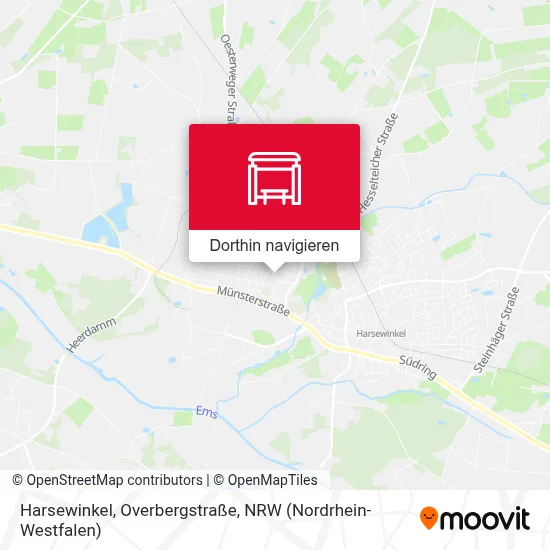 Harsewinkel, Overbergstraße Karte