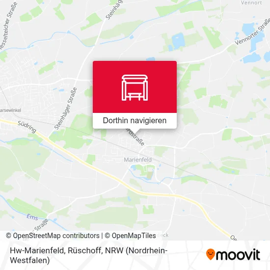 Hw-Marienfeld, Rüschoff Karte