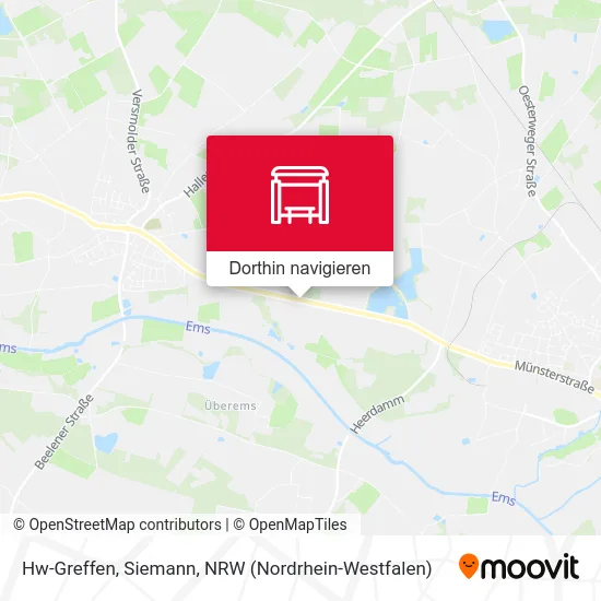 Hw-Greffen, Siemann Karte