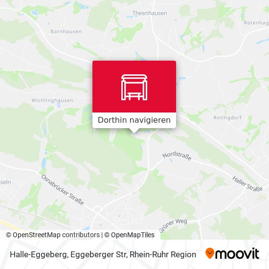 Halle-Eggeberg, Eggeberger Str Karte