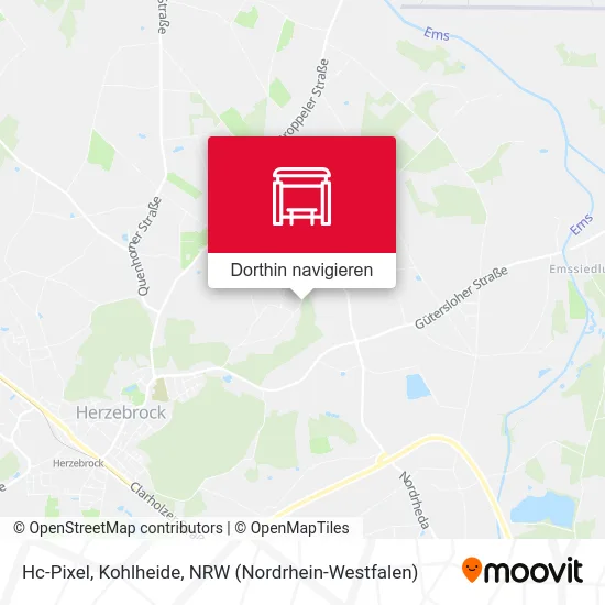 Hc-Pixel, Kohlheide Karte