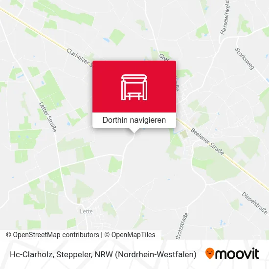 Hc-Clarholz, Steppeler Karte