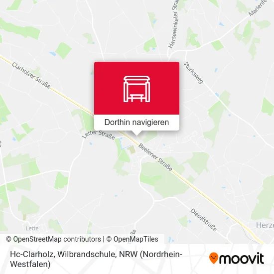 Hc-Clarholz, Wilbrandschule Karte