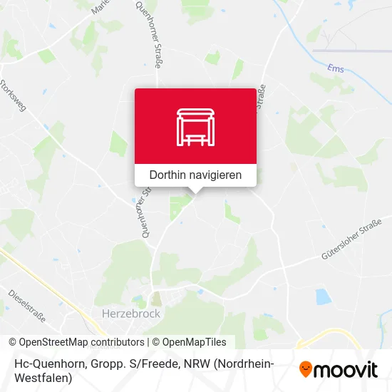 Hc-Quenhorn, Gropp. S/Freede Karte