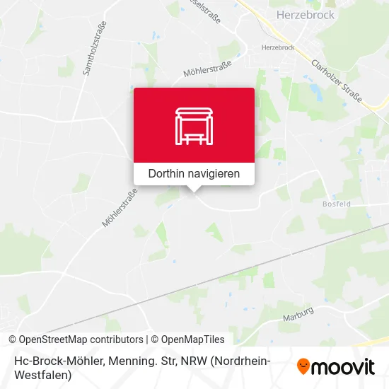 Hc-Brock-Möhler, Menning. Str Karte
