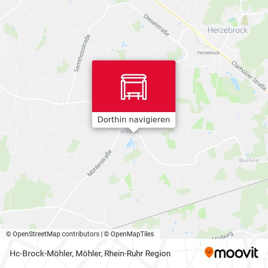 Hc-Brock-Möhler, Möhler Karte