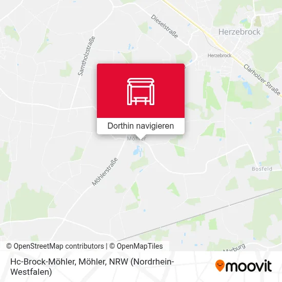 Hc-Brock-Möhler, Möhler Karte