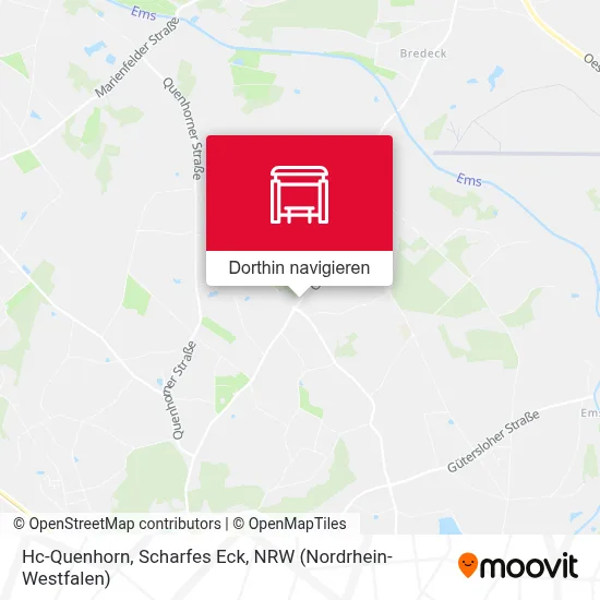 Hc-Quenhorn, Scharfes Eck Karte