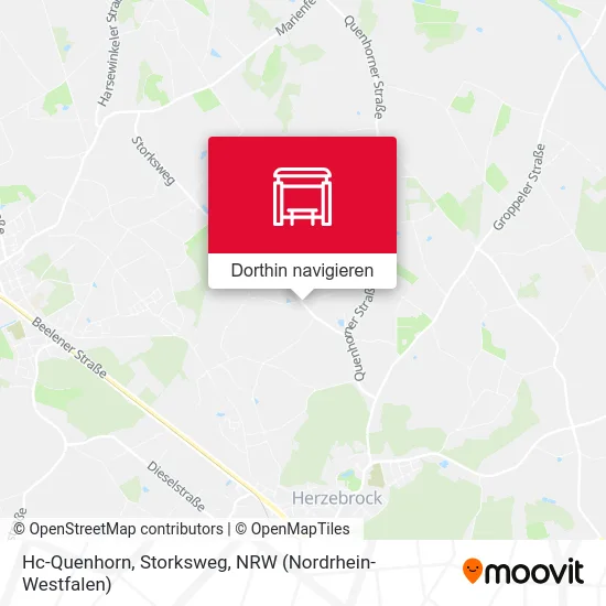 Hc-Quenhorn, Storksweg Karte