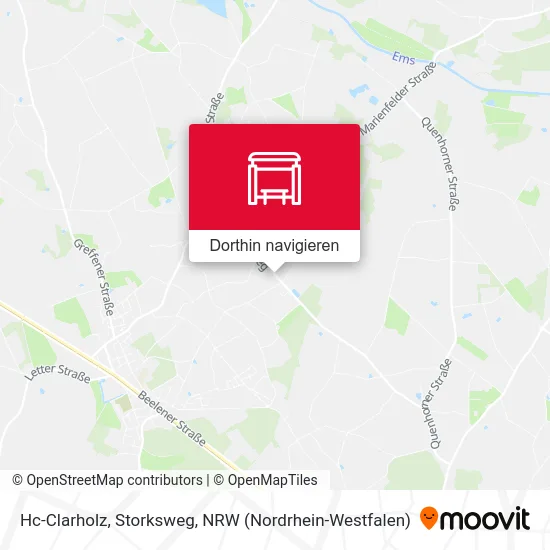 Hc-Clarholz, Storksweg Karte