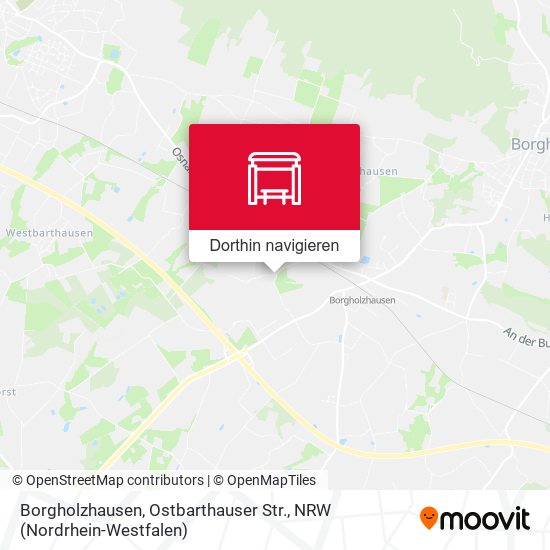 Borgholzhausen, Ostbarthauser Str. Karte