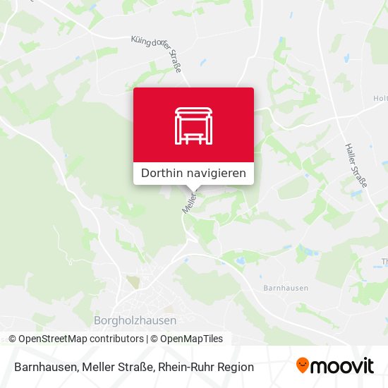 Barnhausen, Meller Straße Karte