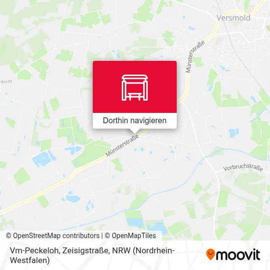 Vm-Peckeloh, Zeisigstraße Karte